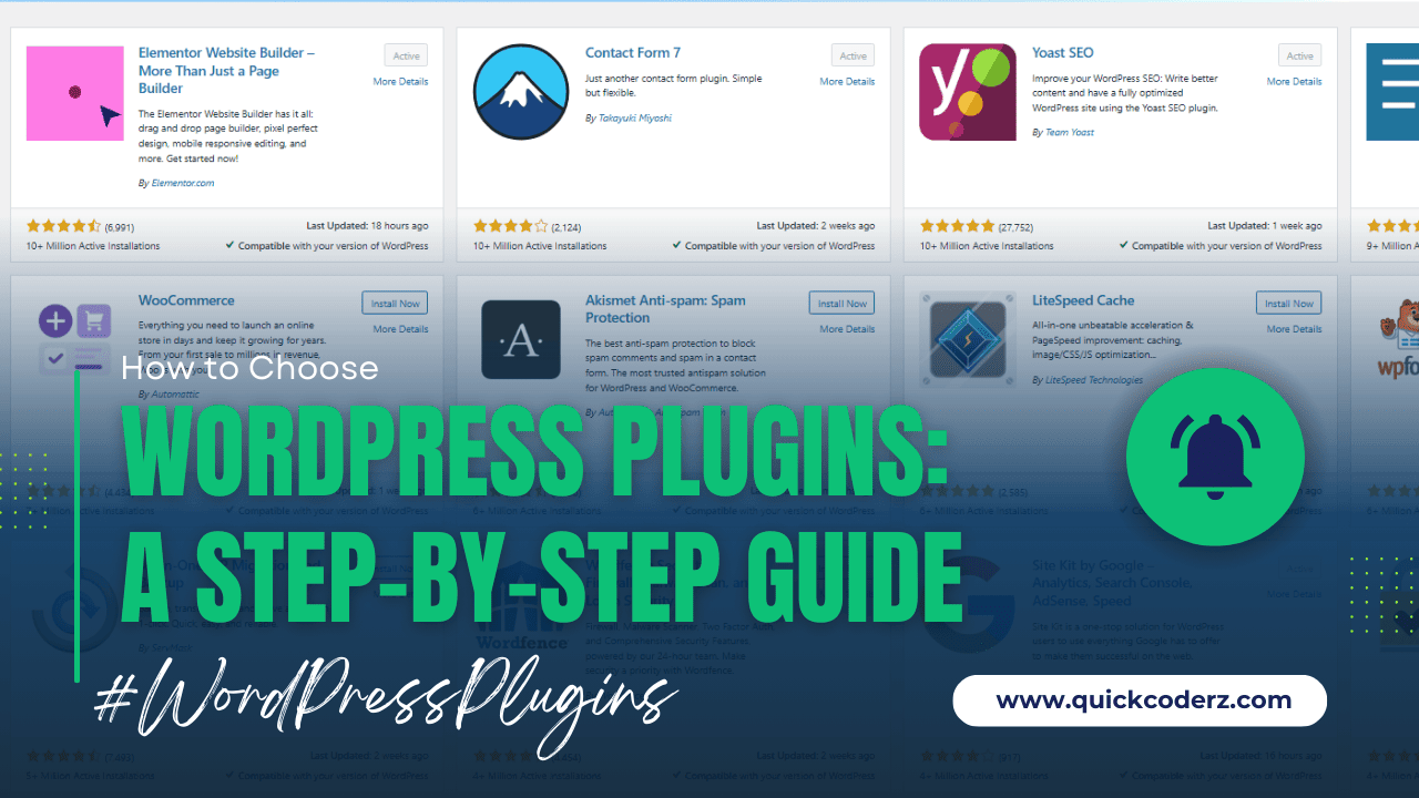 Select How to Choose WordPress Plugins: A Step-by-Step Guide How to Choose WordPress Plugins: A Step-by-Step Guide