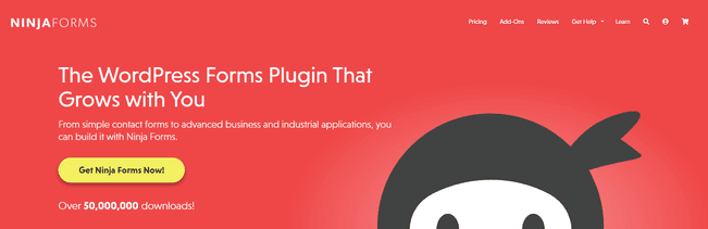 WordPress Form Plugins: Ninja Forms