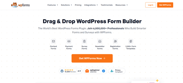 WordPress Form Plugins:WPForms